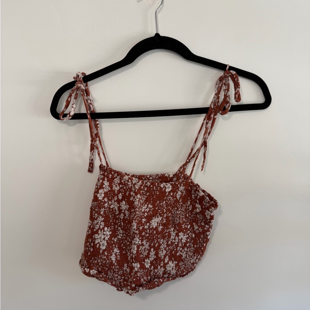 Abercrombie & Fitch Rust Floral Skirt Set